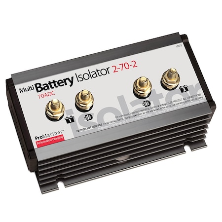 Promariner Battery Isolator - 2 Alternator - 2 Battery - 70 AMP 12072